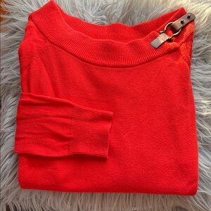 Ralph Lauren Vibrant Orange Boatneck Sweater